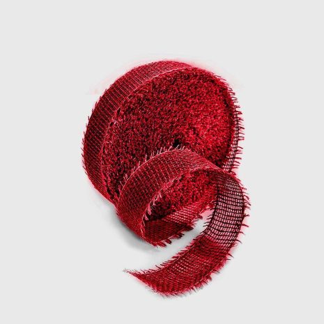 dekoracni-jutove-pasky-cervene-4-2500 JUTE DEKORBAND 4 cm / 25 m